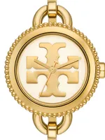 Miller Goldtone Interchangeable Bezel Bangle Watch