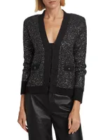 Jinny Sequin Knit Cardigan