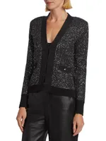 Jinny Sequin Knit Cardigan