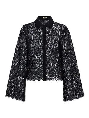 Carter Lace Bell-Sleeve Blouse