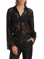 Carter Lace Bell-Sleeve Blouse