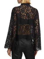 Carter Lace Bell-Sleeve Blouse