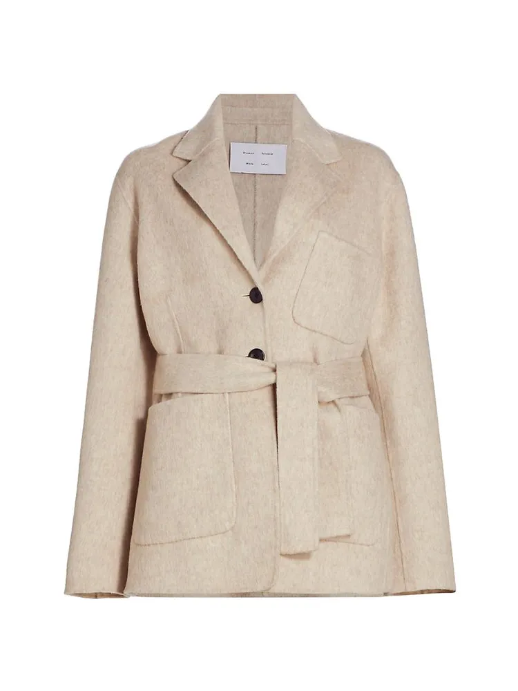 Amalia Brushed Wool Blazer