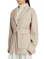 Amalia Brushed Wool Blazer