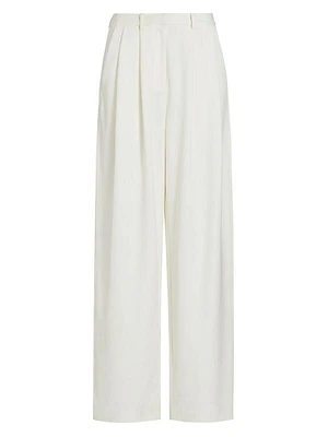 Eleanor Pleated Crepe Pants