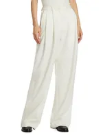 Eleanor Pleated Crepe Pants