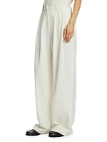 Eleanor Pleated Crepe Pants