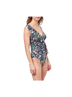 Flora Surplice One-Piece Swimsuit