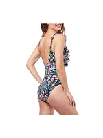 Flora Surplice One-Piece Swimsuit