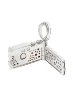 Mythology 18K White Gold, 0.65 TCW Diamond & Multi-Gemstone Camera Charm Pendant