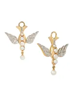 Annoushka X Temperley London 18K Yellow Gold & Multi-Stone Lovebird Drop Earrings