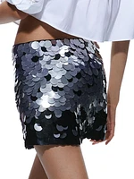 Rubi Paillette-Embellished Miniskirt