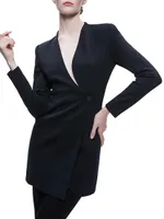 Lucien Curvy V-Neck Jacket