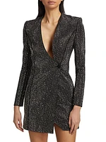 Guenda Crystal-Embellished Minidress