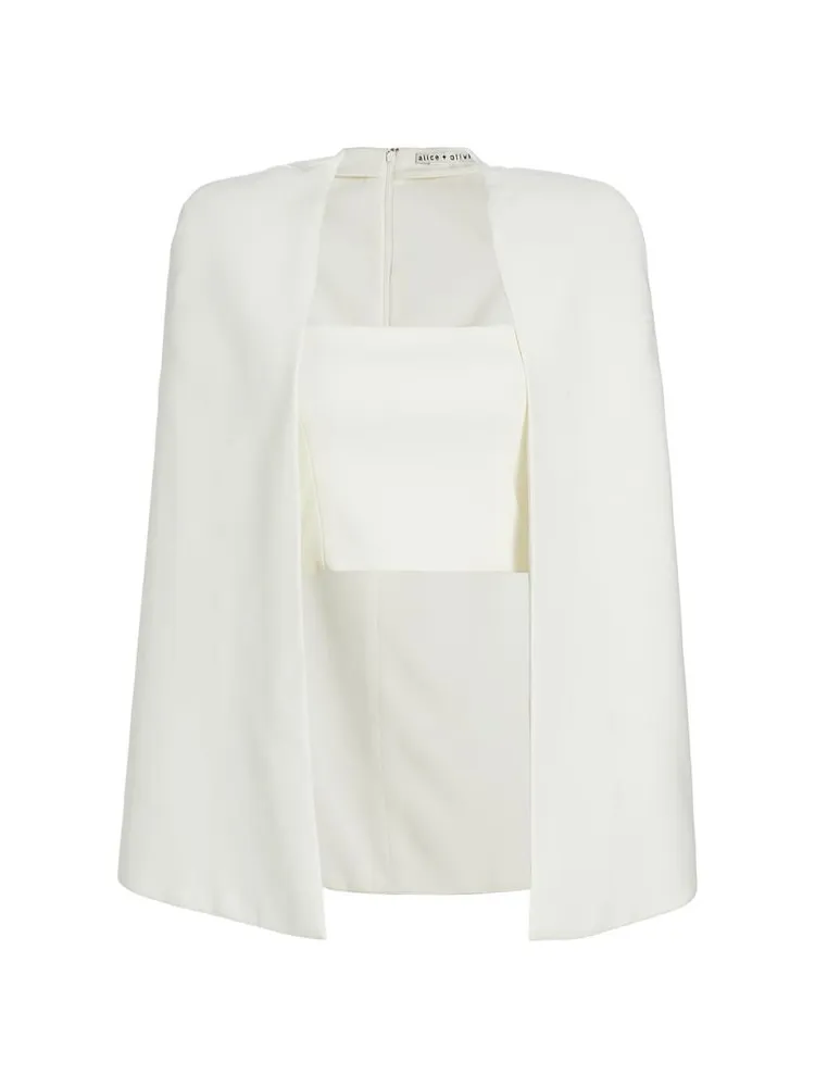 Marcia Cropped Cape Top