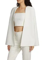 Marcia Cropped Cape Top