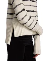 Viori Wool-Blend Striped Sweater