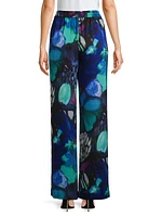 Kayla Floral Crepe Pants