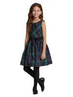 Little Girl's Plaid Dress