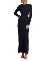 Myriam Cut-Out Belted Maxi-Dress