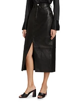 Leather Pencil Skirt