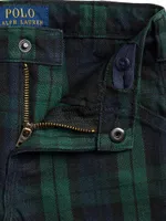 Little Boy's Plaid Carpenter Pants