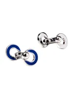 Horsebit Flip Sterling Silver Cufflinks