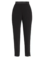 Anton Crepe Straight Tuxedo Pant