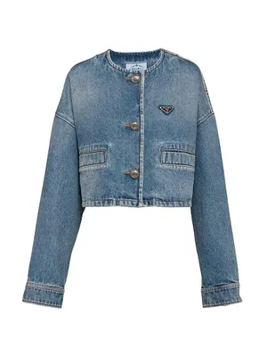 Denim Blouson Jacket