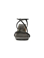 Aimee 63MM Leather Block Sandals