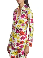 Shohreh Floral Ruched Shirt