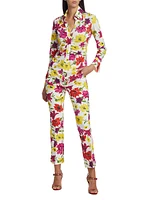 Shohreh Floral Ruched Shirt