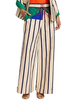 Harbor City Striped Wide-Leg Pants