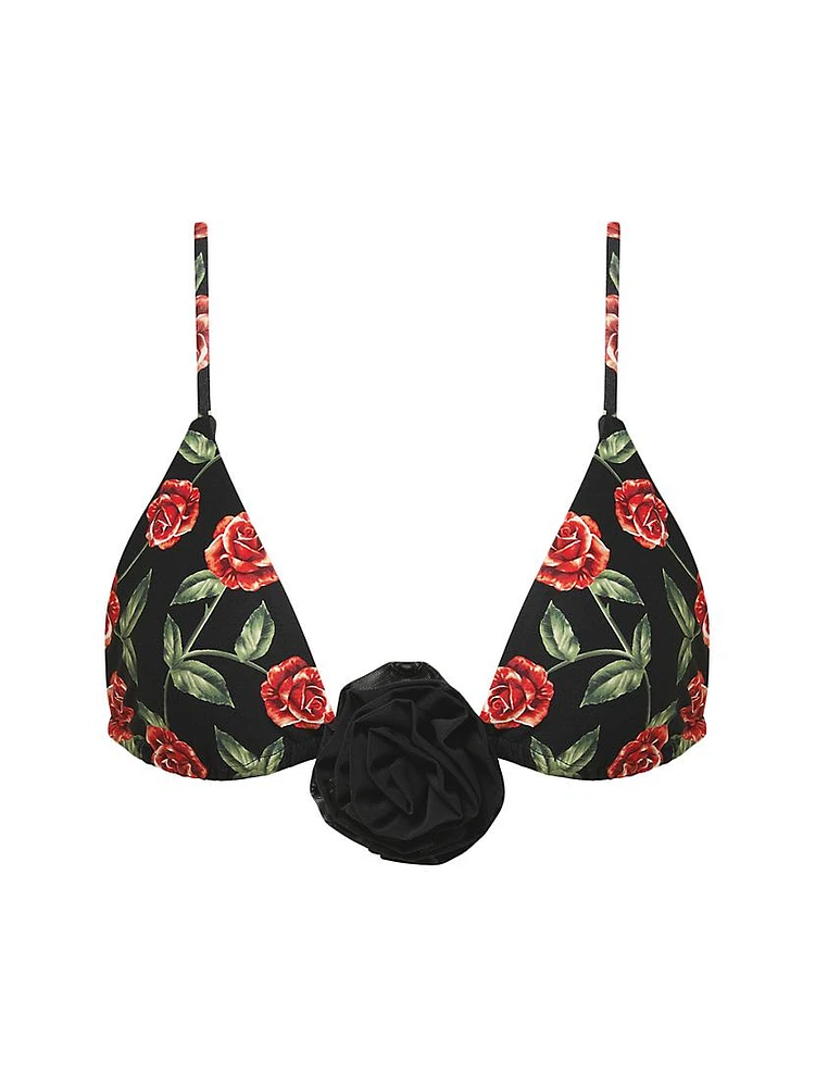 Cooper Floral Bikini Top