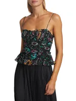 Amabel Silk Floral Top