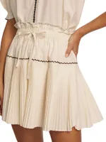 Erika Pleated Miniskirt