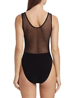 Dash Mio Mesh One-Piece Swimsuit