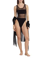 Dash Mio Mesh One-Piece Swimsuit