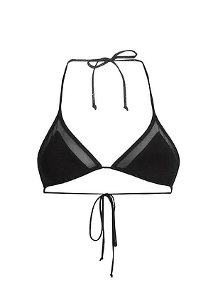 Mesh Triangle Bikini Set