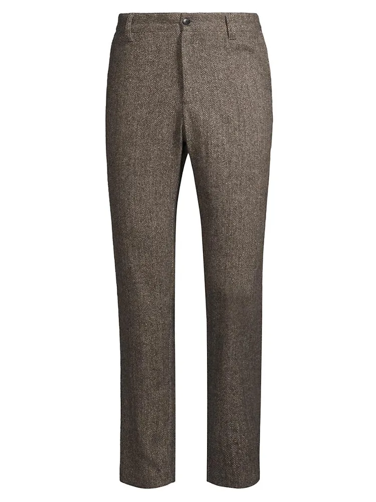 Thomas Tweed Wool-Blend Trousers