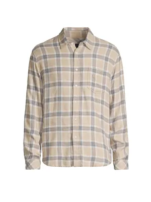 Lennox Plaid Button-Front Shirt