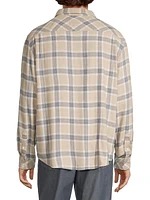 Lennox Plaid Button-Front Shirt