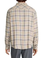 Lennox Plaid Button-Front Shirt