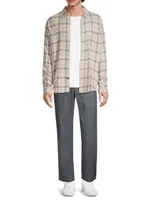 Lennox Plaid Button-Front Shirt