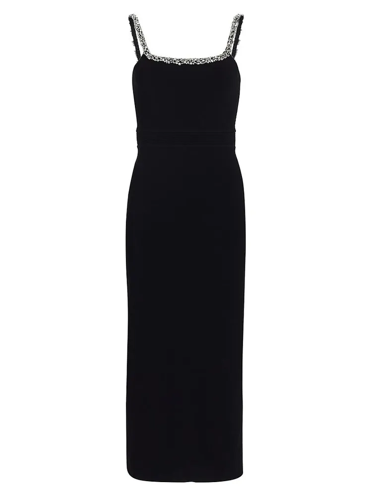 Marci Beaded Knit Midi Dress