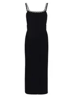 Marci Beaded Knit Midi Dress