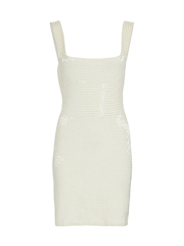 Jayde Beaded Bodycon Mini Dress