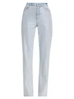 Liam Embellished Organic Cotton Jeans