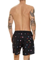 Diving Into Dreams Joe Embroidered Swim Trunks