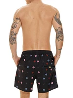 Diving Into Dreams Joe Embroidered Swim Trunks